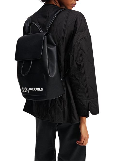 Zaino nero in similpelle Karl Lagerfeld jeans | A2W30251999